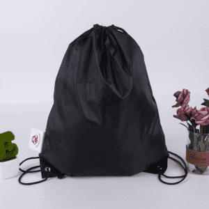 promotional custom logo drawstring backpack,polyester drawstring bag