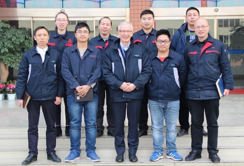 Ang mga eksperto sa Aleman nga BMW ug mga lider sa gahum sa Xinchen mibisita sa mga bahin sa Zhengheng