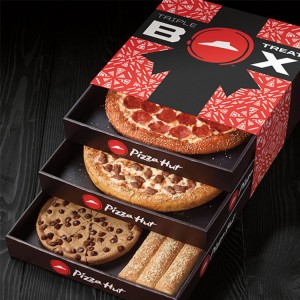 Handizkako 3 geruzako ontzi pertsonalizatuak Hiru mailako pizza kaxa