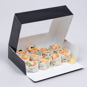 Carta Kraft di lusso personalizzata di alta qualità da asporto scatole di sushi