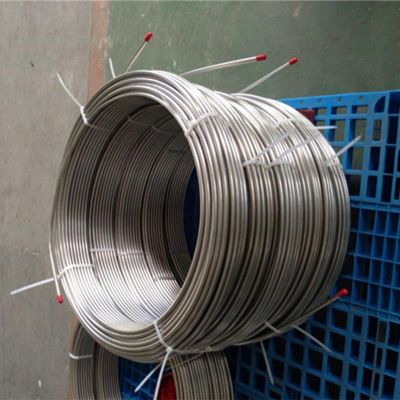 304 stainless steel coiled tubing ထုတ်လုပ်သူ လက်ကား tubing coil အထူးပြုပုံ