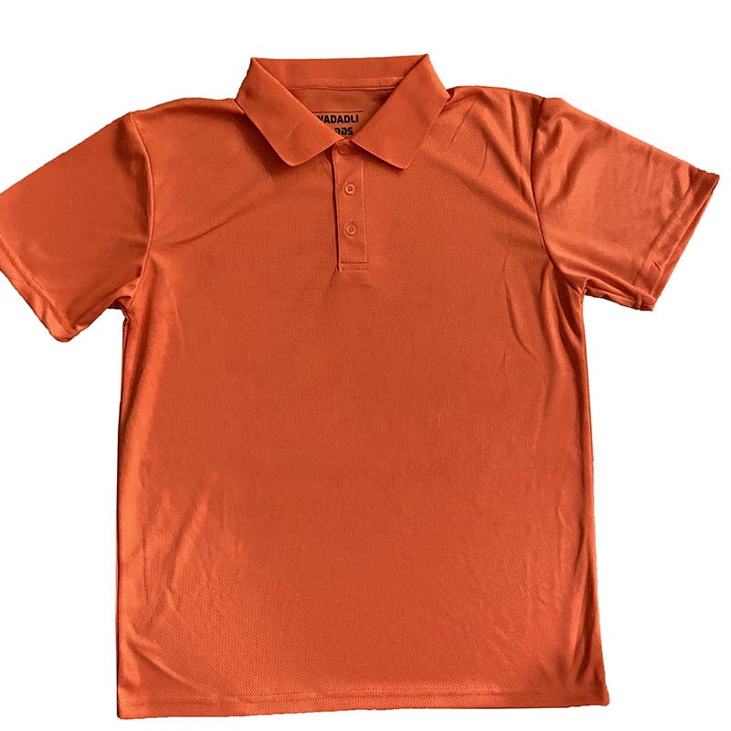 Polo de secado rápido de poliéster unisex de 160 g/m² Camiseta de golf lisa en blanco con logotipo personalizado