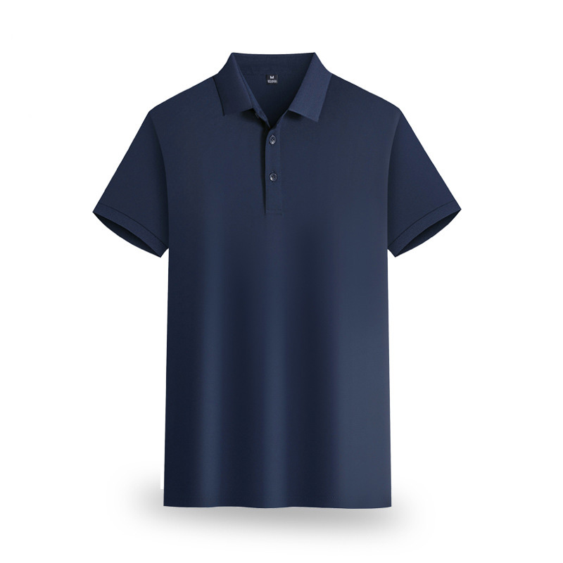 Camiseta esencial de cuello polo de golf para hombre en blanco liso de alta calidade con logotipo de sublimación de serigrafía bordado en 3D