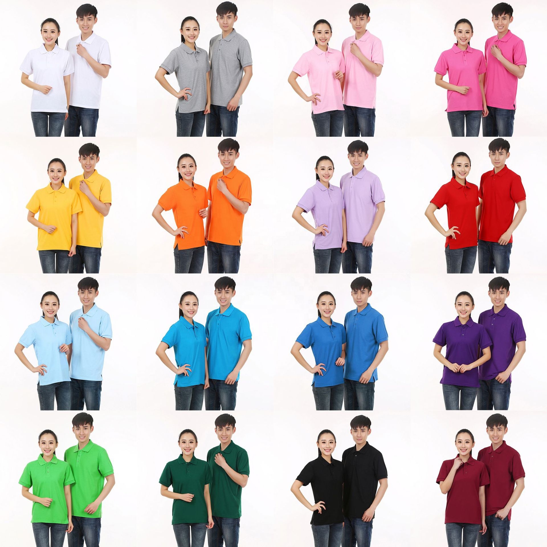 प्रिमियम गुणस्तर रंगीन पोलो शर्ट डिजाइन कपास पिक कपडा 6xl 5xl 4xl 3xl 2xl xl lms कस्टम लोगो ब्रान्ड नाम पोलो शर्टहरू