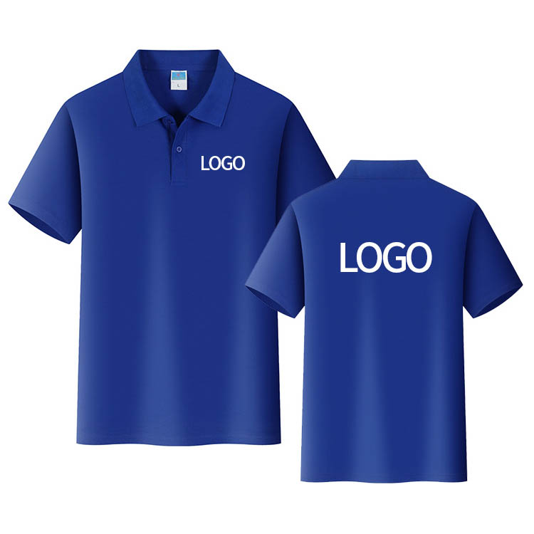Polo 100% algodón para hombre, diseño libre, botón s/s con textura, camisetas de golf para hombre con logotipo Imaxe destacada