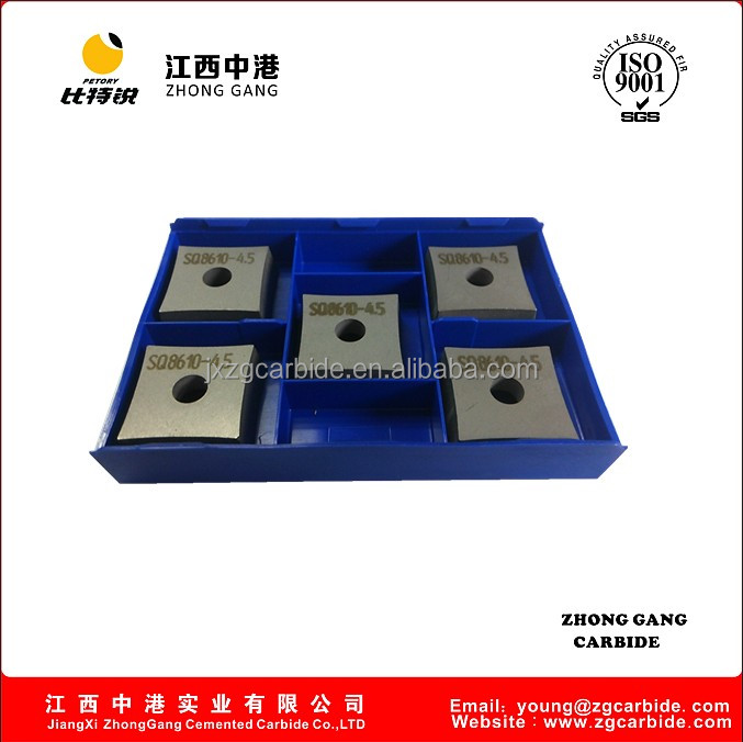 carbide OD tube scarfing insert SDUW for weld bead steel tube Featured Image
