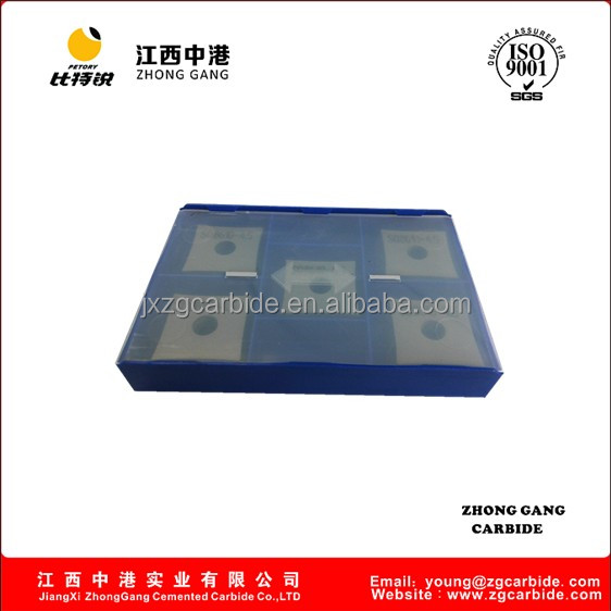 carbide OD tube scarfing insert SDUW for weld bead steel tube