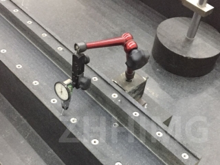 Como reparar a aparência da base de granito danificada do dispositivo de processamento de precisão e recalibrar a precisão?