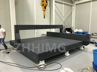 Les àrees d'aplicació del muntatge de granit de precisió per als productes de dispositius d'inspecció de panells LCD
