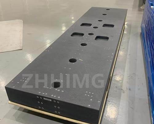 Cacat komponen granit untuk produk perangkat inspeksi panel LCD
