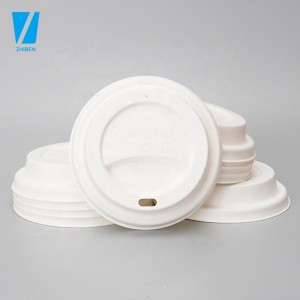 80mm Home Compostable Coffee Cup Pokrywki Sip Nowy D...