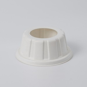 90 mm Disposable Sugarcane Bagasse Ice Cream Dome Lid