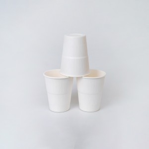 12oz Biodegradable Bagasse pulp mold Coffee Cup