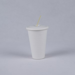 Рамен капак од шолја за ладно кафе од шеќерна трска од 90 мм