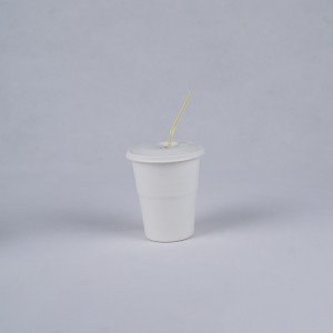 Рамен капак од шолја за ладно кафе од шеќерна трска од 90 мм