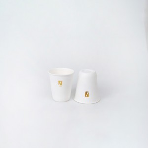 ນ້ຳຕານ 8oz Home Compostable Round Tea Cup