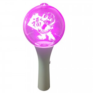 Kpop Party Cheering Ball အတွက် စိတ်ကြိုက်ဖျော်ဖြေပွဲ LED Light Stick
