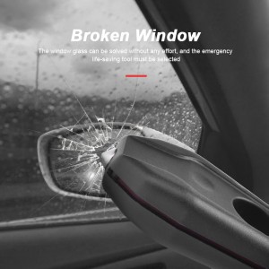 Martello di sicurezza per interruttore finestrino auto Mini auto rottura di emergenza portachiavi in ​​vetro strumento di riparazione tergicristallo