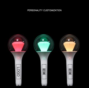 Bâton lumineux LED Kpop en acrylique personnalisé pour événements de concert