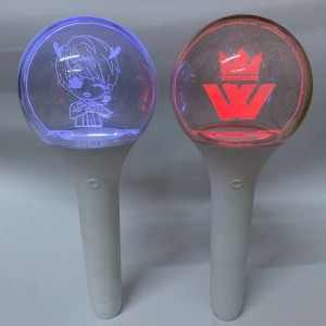 OEM Custom Cheering Concert Light Stick ua togitogia 3D logo Acrylic Led Stick