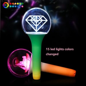 Aangepaste idool Light Stick Concert Party Glow Stick