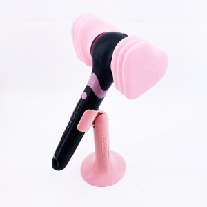 Црно розово Kpop Light Stick Hammer Lamp Концертен идол официјален светлосен стап