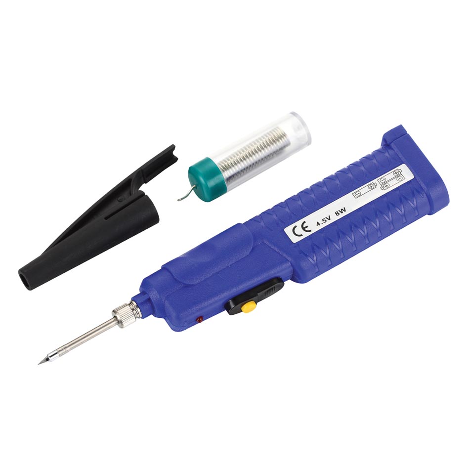 Zhongdi ZD-20D Battery Powered Soldering Iron DC 4.5V 8W Multiple Color Available with Straight/Chisel Tip