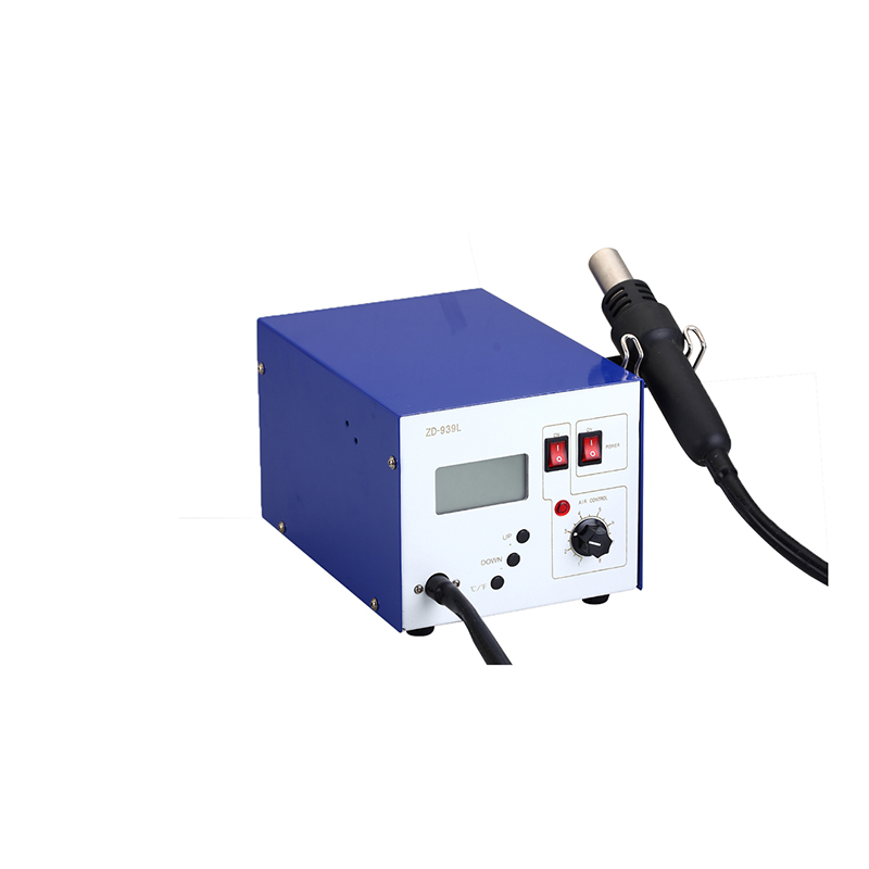 Zhongdi ZD-939L 320 W de alta potencia con eficiencia de fluxo de aire, pantalla °F/°C, temperatura precisa (160-480 ℃)