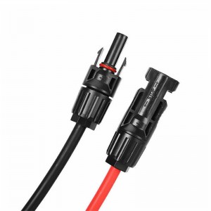 3m 5m 1 Pares na Pula Itim na Solar Power Extension Cable
