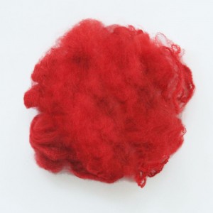 Recycled 7d 15d psf function polyester staple fiber hcs filling material