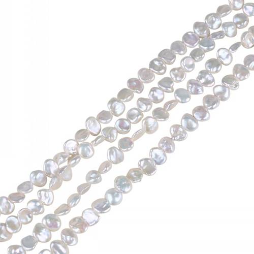 AAA Keishi Pearls, 8mm White Keshi Reborn Pearl Beads, Freshwater Pearl