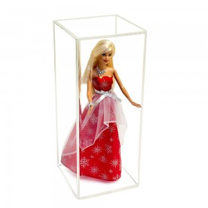 Clear Acrylic Figurine Display Case for Doll