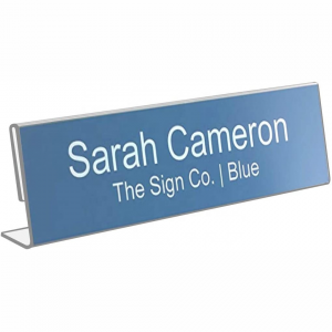 2×8 Inches Acrylic Sign Holder