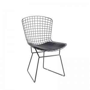 Top seller Industrial style modern mesh steel design a metal wire side dining chairs/Nordic style luxury dining chair/outdoor chair/coffee chair