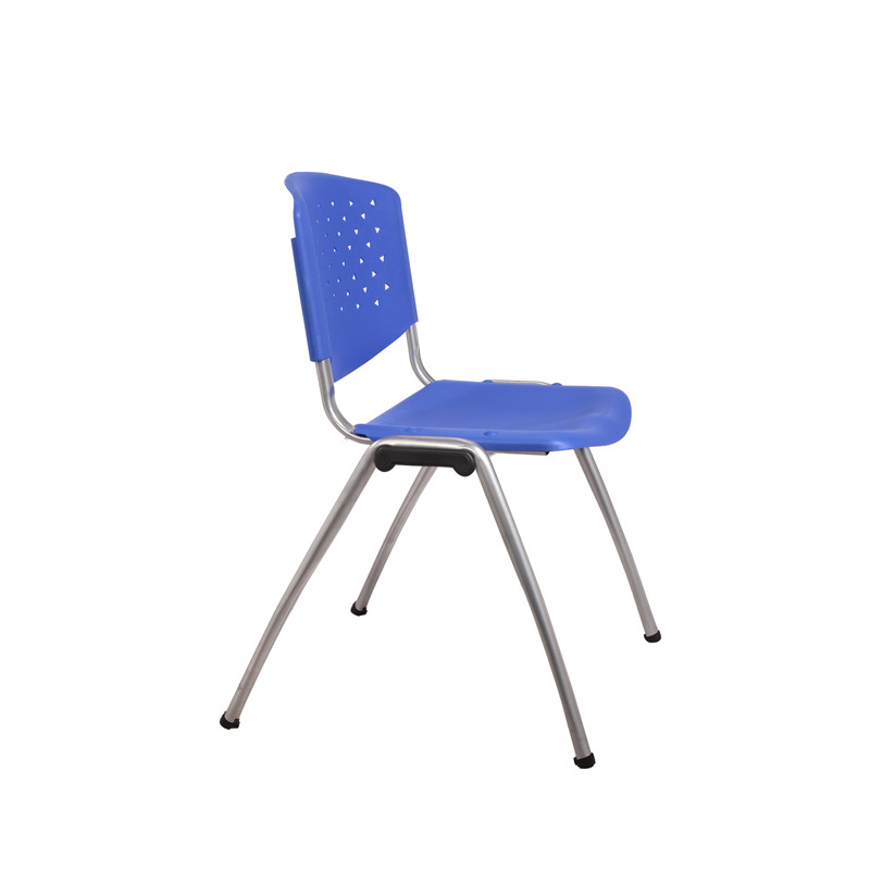 Stack-able plastic metal chair/school chair/Training chair/office chair/with metal legs/without armrests XRB-003-A Featured Image