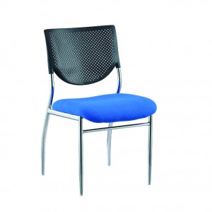Modern minimalist conference chair staff chair fashion training chair mesh office chair XRB-005 (blue and red)
