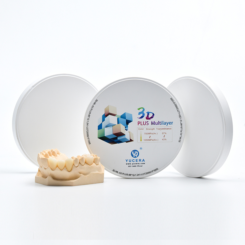 3D Pro Multilayer Dental Zirconia Discs For CAD CAM CNC Milling Machine Featured Image