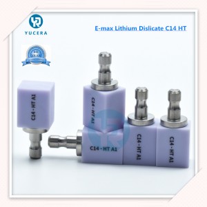 Lithium dislicate blocks and YuceraGlass Ceramic-C14- HT/LT for dental lab CAD/CAM and Sirona Roland and Imes-icore
