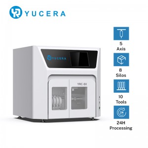 2022 Yucera new type YRC-8X dry milling machine cadcam milling