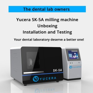 Tandtechnisch laboratorium Gebruik SK-5A 5-assige freesmachine Droog frezen CADCAM-machine