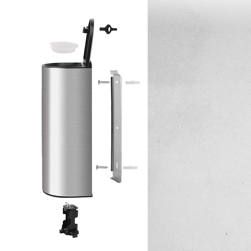 חיישן אוטומטי נירוסטה מתקן סבון לחדר רחצה צמוד קיר FG2020