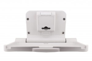 FG1677 table de soin de toilette horizontale pliable en polyéthylène mur poste à langer