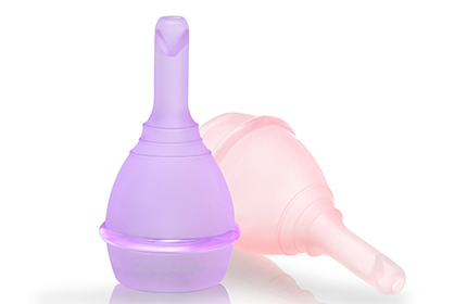 Reuzebla Medicina Silikona Menstrua Pokalo por Alta Kvalito
