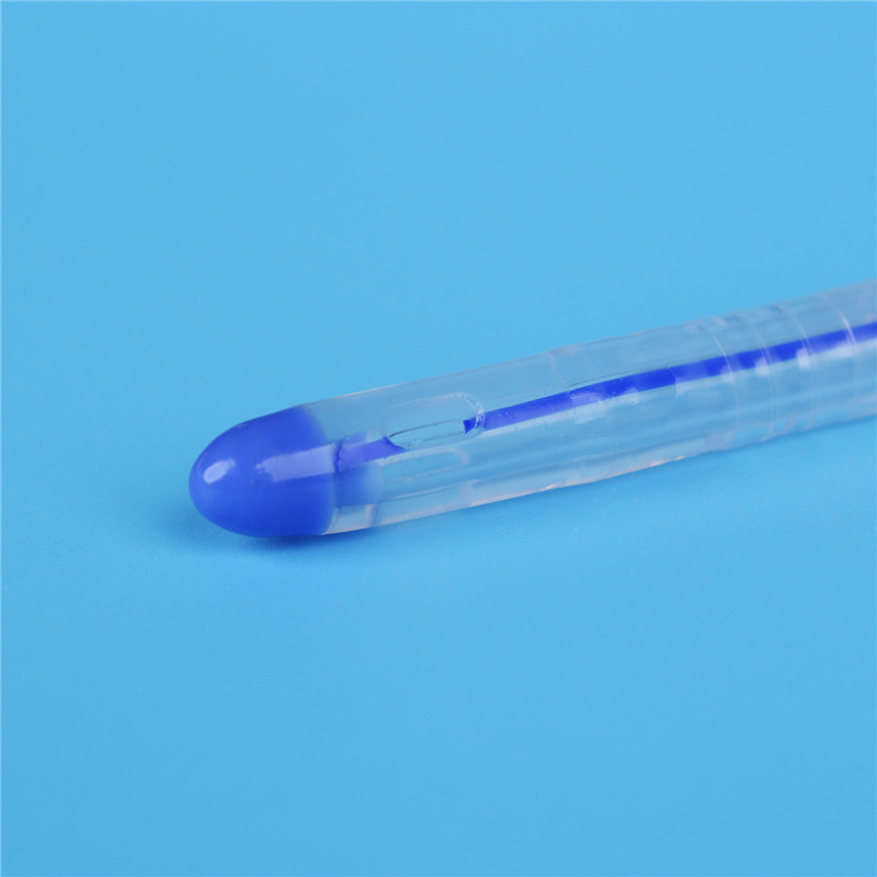 Unibal Integral Balloon Technology සමග සිලිකොන් Foley Catheter ඒකාබද්ධ පැතලි බැලූන රවුම් ඉඟි සහිත මුත්‍රා මාර්ගය 2 ආකාරයෙන් භාවිතය