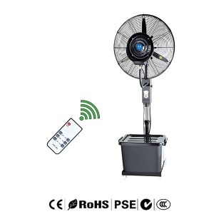 Good Wholesale Vendors China Small Quiet Electric Desk Fans Misting Rechargeable Air Condition Portable Rotating Table Fan for Home Appliances