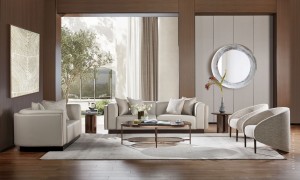 Augstas veiktspējas itāļu pagalma sekciju dīvāns ar krēslu