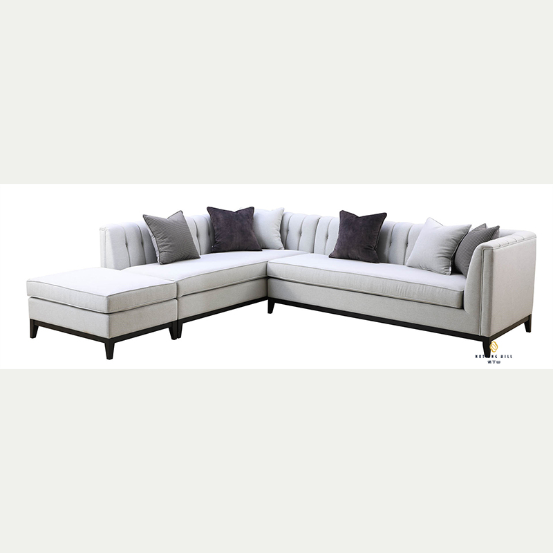 Stylish Gentlemen's Grey Style Sectional Sofa