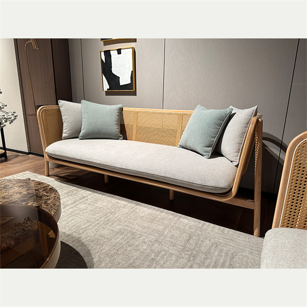 විසිත්ත කාමරය Rattan Weaving Sofa Set