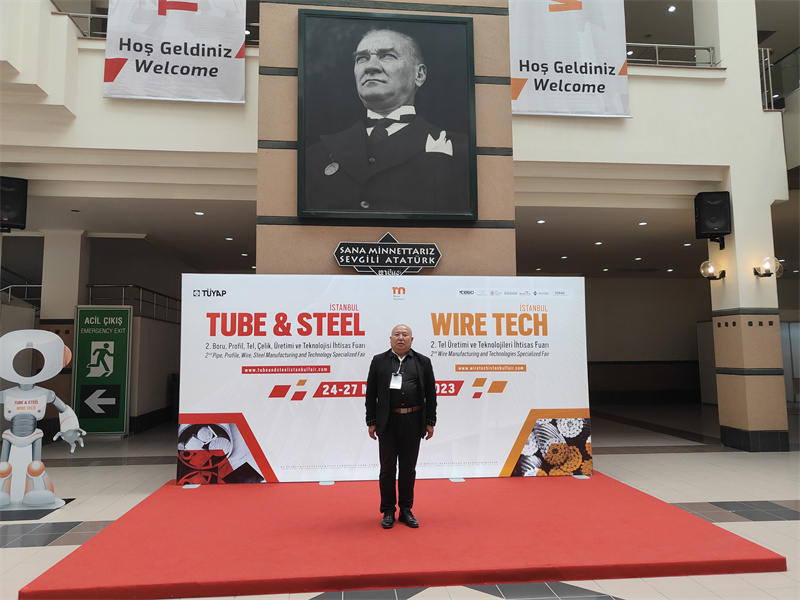 General manager Feng Jizhe attended the international steel tube exhibition in Istanbul, Turkey