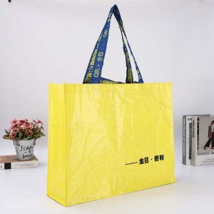 Оптовая торговля Tote Non Woven Bag с застежкой-молнией Рекламная сумка многоразового использования